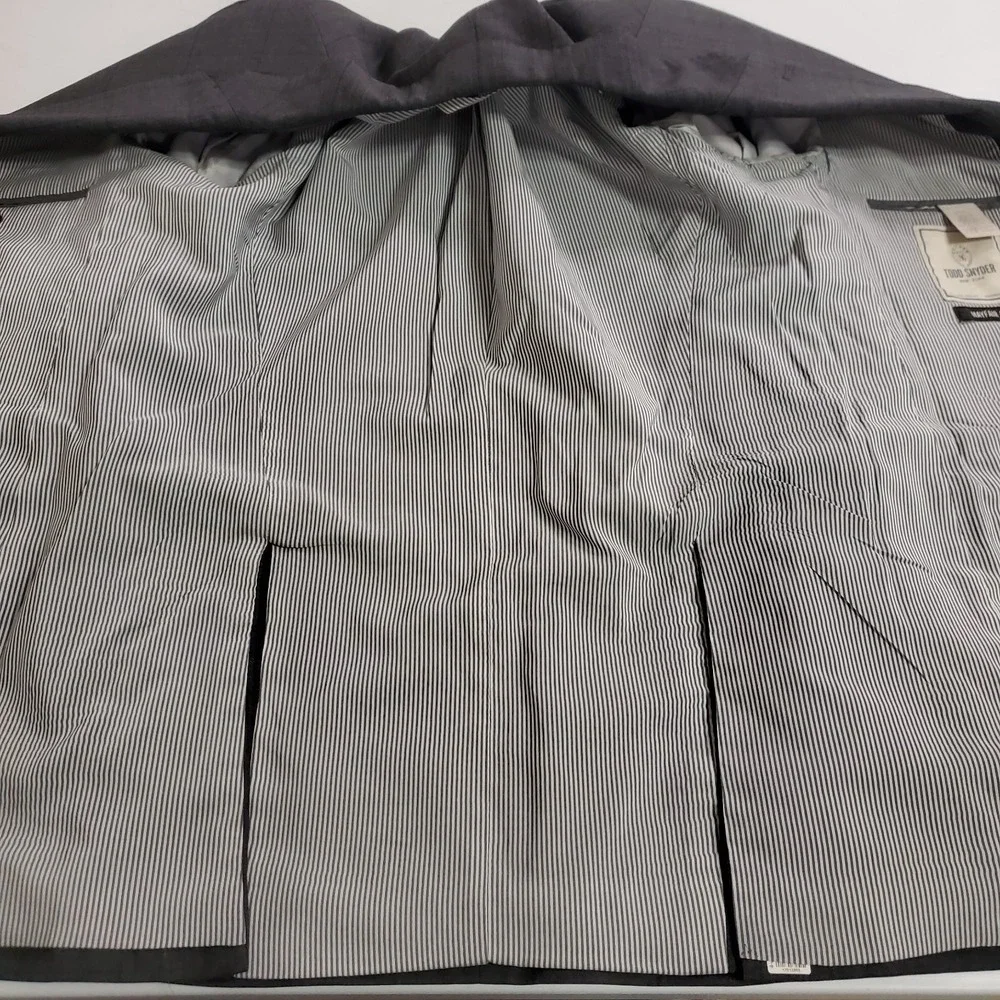 Todd Snyder Mens Mayfair‎ Blazer Size 38R Gray Professional Corpcore Business